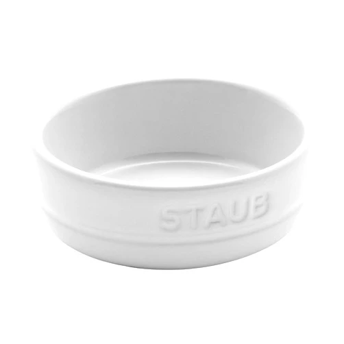 Staub Ceramic Dinnerware 4-pc Condiment Dish Set - White