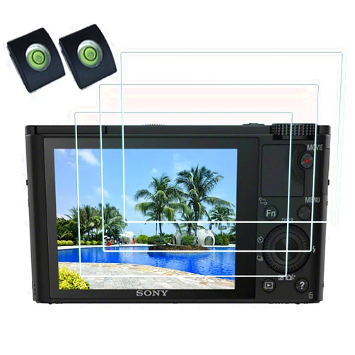 HUIPUXIANG RX100 VII Screen Protector for Sony RX100M7 RX100VII RX100VI RX100V RX100IV RX100III RX100II RX100 Digital Camera,0.3mm 9H Hardness Tempered Glass Cover Anti-Scrach (3 +2Pack)