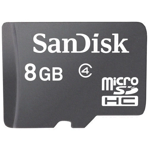SanDisk 8GB microSDHC Flash Memory Card SDSDQ-008G (Bulk Packaging)