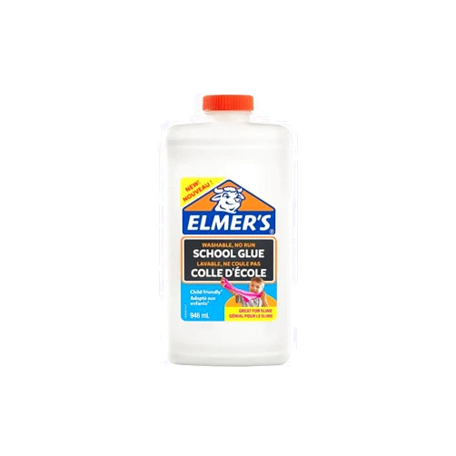 Elmer's White PVA Glue | 946 mL | Washable and Kid Friendly | Great for Making Slime and Crafting