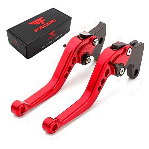 FXCNC Motorcycle Adjustable Short Brake Clutch Levers Compatible with G650GS 2008-2014, F650GS 2000-2007,G650 X Xchallenge/Xcountry/Xmo 2007-2010
