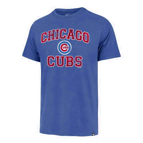 47 MLB Men's Union Arch Franklin Team Color Primary Logo Word Mark T-Shirt