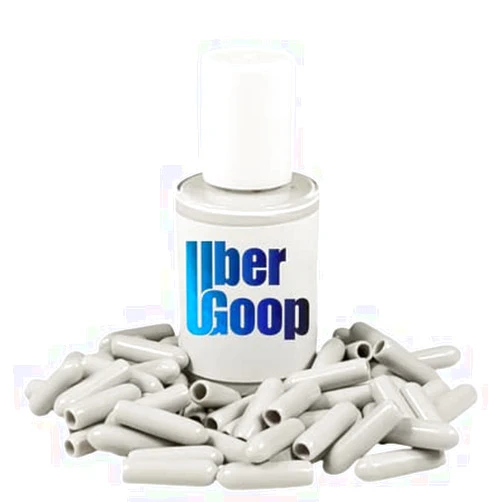 Uber Goop (New 1oz Size) Uber Goop Light Grey Dishwasher Rack Coating/Glue w/50 caps
