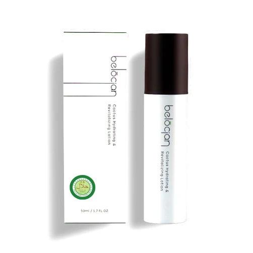 Belōcian Belocian Cactus Face Moisturizer 1.7 Fl OZ | Hydrating & Revitalizing Lotion for Dry & Oily Skin Types | Non-Sticky Paraben Free Halal Certified