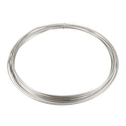 uxcell Stainless Steel Wire Rope Cable 1.2mm 0.05 inch Dia 16.4ft 5m Length 18 Gauge 304 Grade for Hoist Lifting Grinder Pulley Wheel