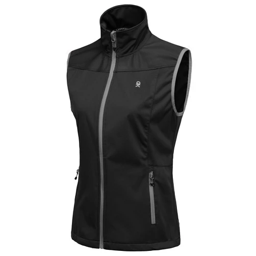 Little Donkey Andy Women's Lightweight Softshell Vest, Windproof Sleeveless Jacket for Running Hiking Travel