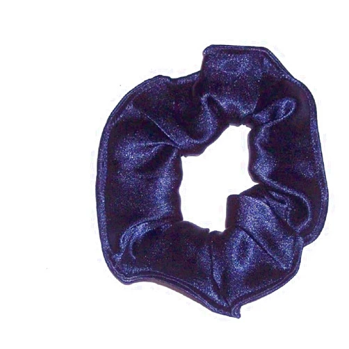 Scrunchies by Sherry Handmade Item Satin Fabric Hair Scrunchie Handmade by Scrunchies by Sherry (Navy Blue)