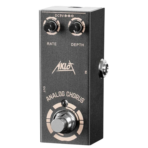 AKLOT Analog Chorus Guitar Pedal, AKLOT Electric Effects Pedals Mini Single Type DC 9V True Bypass
