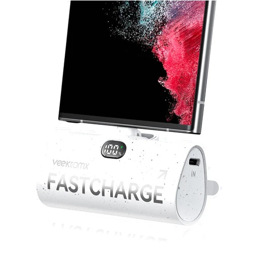 VEEKTOMX Portable Charger for iPhone 15, Mini Power Bank with USB C Port 5,000mAh 20W PD Fast Charging, Pocket Phone Charger for iPhone 15/15 Pro/15Pro Max/15 Plus Max, Samsung Galaxy S22/S23, AirPods