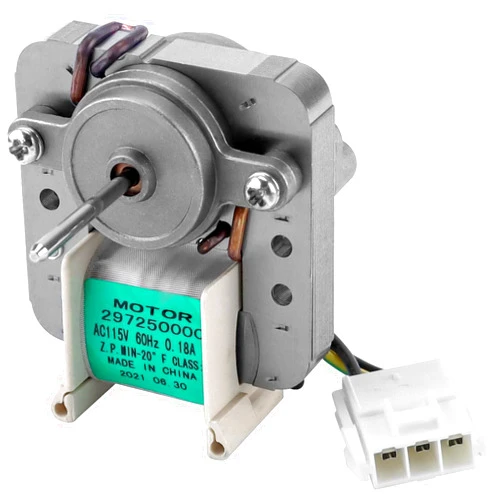 Fetechmate 297250000 297309000 Refrigerator Evaporator Fan Motor Compatible with Cro-sley Frigid-aire Elec-trolux Ken-more Refrigerator Replaces 216914200 216934100 297309000 5304442624 7297250000 7216934100