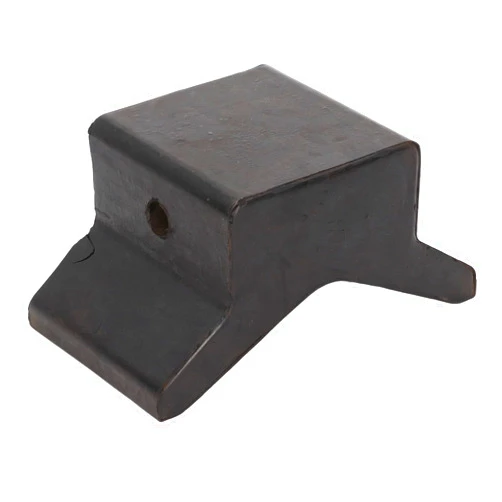 Tbest Boat Trailer Rollers and Brackets,4in Universal Black Rubber Bow Stop,Black Rubber Molded Y Bow Stop Boat Trailer Rubber Bow Stop Professional Boat V Block for Yachts Trailers
