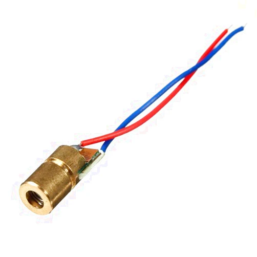 ETCBrand 1 Pc 650nm 6mm 3V 5mW Mini Dot Diode Module Head WL Red
