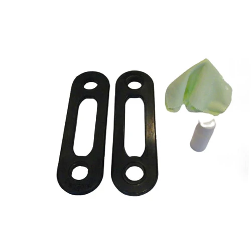3RedLightFix Pair of 10LB Aftermarket (NON-OEM) Resistance bands for Soloflex Muscle Machine + 303 Aerospace Protectant Sample and Microfiber Cleaning Cloths