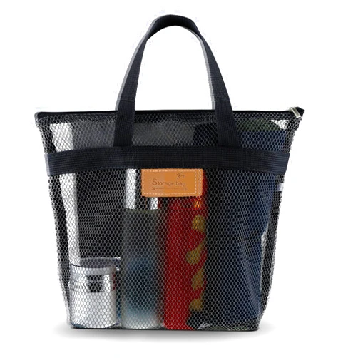 Giantree Mesh Shower Caddy Bag, Travel Storage Bag, Portable Toiletry Organizer for Travel, Gym, Swimming, Camping, Beach
