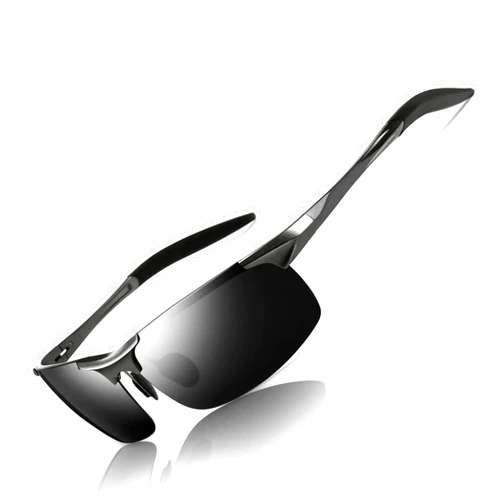 SUNGAIT Men's Polarized Sunglasses for Driving Fishing Golf Metal Frame UV400