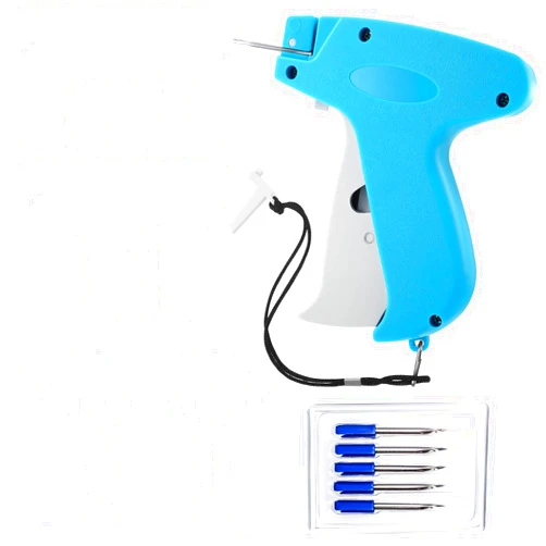 Honoson 1506 Pieces Clothes Tagging Applicator Set, Include Garment Tag Attacher with 5 Steel Needles and 1500 J-Hook Standard Fasteners in 3 Sizes for Clothes Fine Label Applications