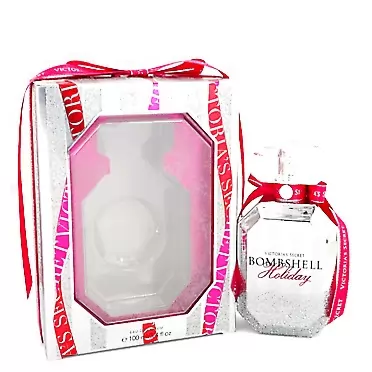 VS Collection Victoria Secret BOMBSHELL HOLIDAY Eau De Parfum 3.4 Fluid Ounce, 2019 Limited Edition