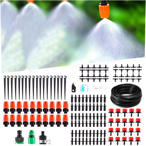 MSDADA Garden 50Ft Automatic Irrigation System, 1/4