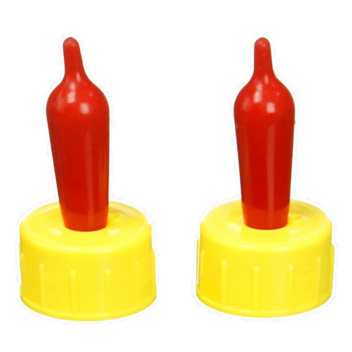 Ideal Instruments (2 Pack) Neogen Ideal Pritchard Nipples - Red (2 Count Per Pack / 4 Total)