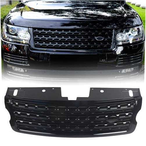 Uparveko Glossy Black Front Upper Grille Grill For Land Rover Range Rover 2013 2014 2015 2016 2017 LR052715