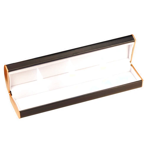 The Jewellery Pak Three LED Lights Black Bracelet Box for Birthday, Valentine' Day, Mother's Day, Father's Day, Christmas...Luxury LED Bracelet Necklace Jewelry Gift Box with Light for Women for Men