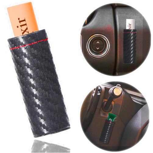CPWUFIYD Car Lip Balm Holder - Strong Adhesive Upright Insulated for Lipstick Chapstick Holder Women Car Interior Accessories for Car Vent Side Center Console Steering Wheel Below