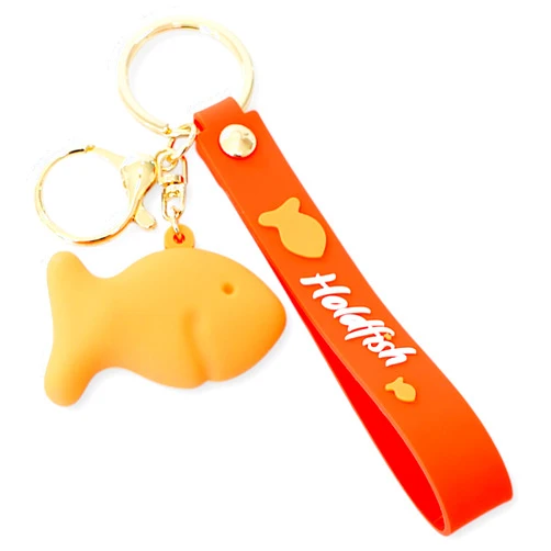 HandyCute Goldfish Keychain, Playful Nostalgic Gift, Stocking Stuffer Idea