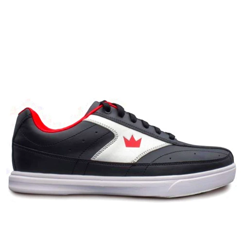 Brunswick Renegade Wht/Blk Mens Bowling Shoes