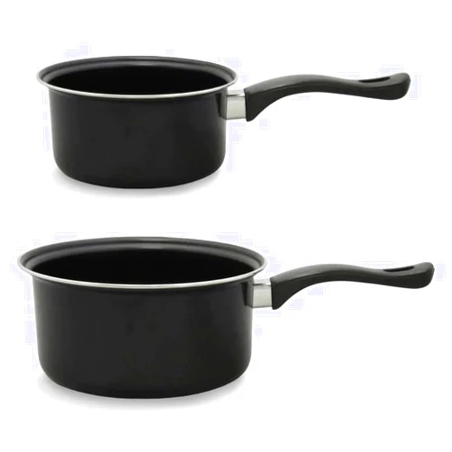 Brentwood Saucepan Set, one size, BLACK