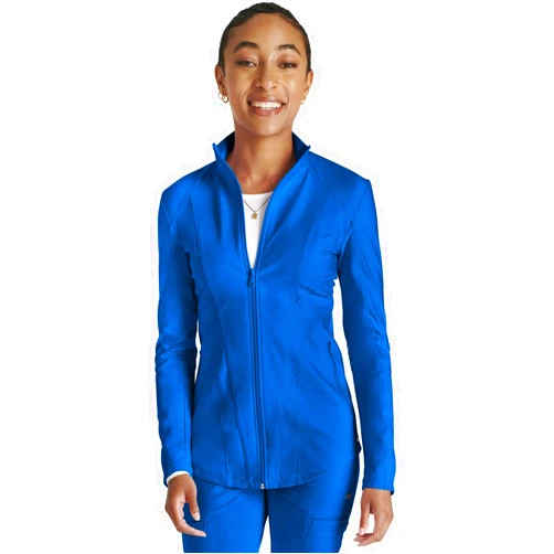 Cherokee Form Women Warm Up Scrubs Jacket Zip Front CK390