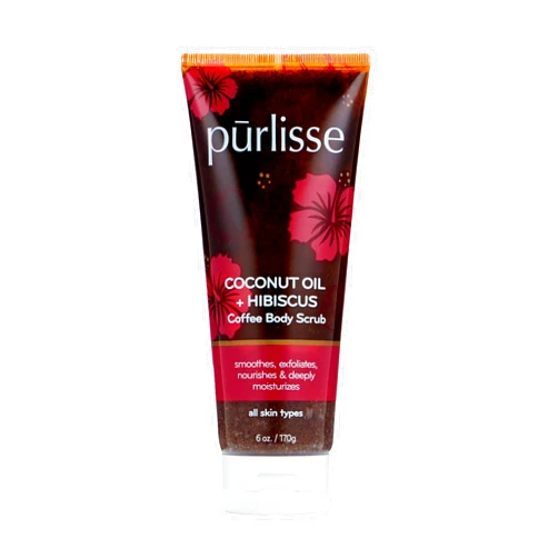 Pūrlisse Purlisse Coconut Oil Coffee + Hibiscus Coffee Body Scrub