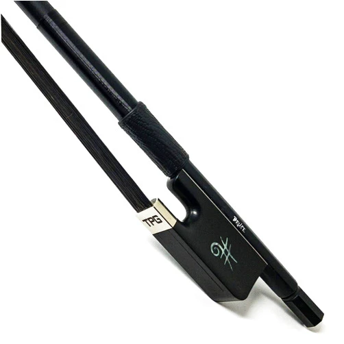 The Piano Guys Carbon Fiber Cello Bow | Bows With Inlaid Ebony Frog & Premium Horse Hair (4/4, Bruce)