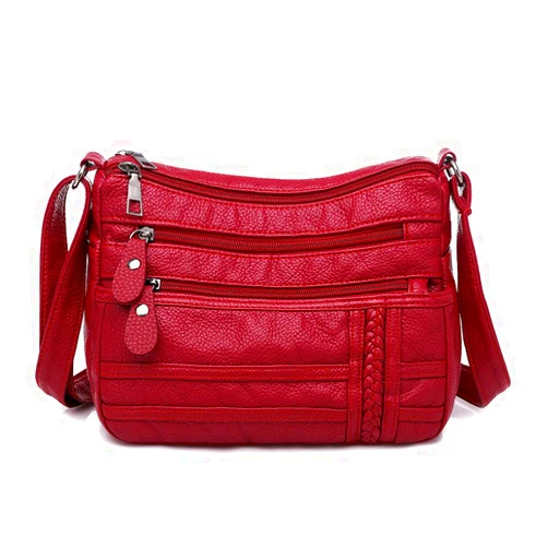 AIRUI Shoulder Bag for Women, Soft PU Leather Purses with Multi Pockets Crossbody Bag Pocketbooks for Daily Use Travel