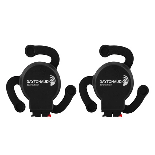 Dayton Audio DAEX25 Audio Exciter Pair - Sound Exciter Pair Audio Transducer - 5 Watts RMS, 8 Ohms Impedance - 2 Pack - Turn Any Surface into a Speaker System
