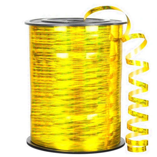 KMER LIFE Glossy Gold Curling Ribbon, 1/5