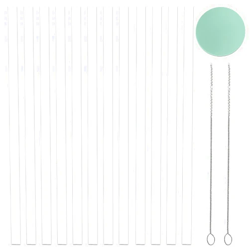 Greant 12 PCS Replacement Straw for Hydro Flask Wide Mouth Straw Lid, for Hydroflask Wide Flex Cap, fits Thermoflask Straws Lid, 9.8'' L X 0.33'' W, Plastic