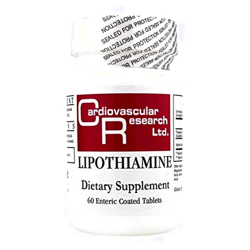Ecological Formulas Cardiovascular Research Lipothiamine, White, 60 Count (THIAM2)