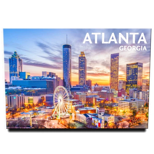 Generic Atlanta Fridge Magnet Georgia Travel Souvenir