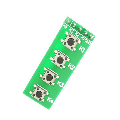 Pissente Universal 4 Key Keyboard Module, Switch Keyboard Push Button Switch Module Switches & Dimmers