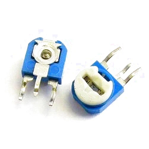 E-Projects 100k Variable Resistor Trimmer Pot, Side Adjustment Potentiometer (Pack of 25)