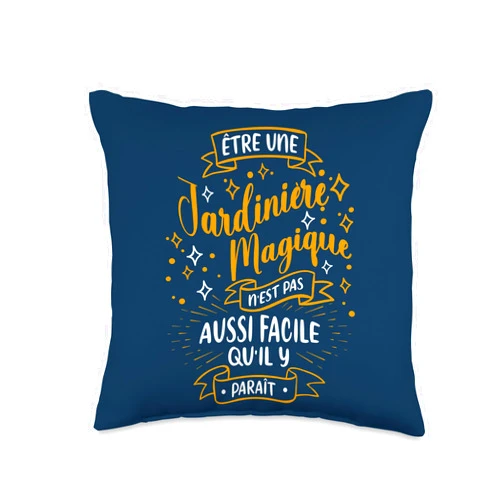 Idée Cadeau Original pour Jardinière Jardinage Jardinière Magique Femme Idee Cadeau Pour jardiniere Jardin Throw Pillow