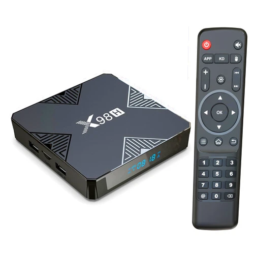 LEFFOT Android 12.0 TV Box, 4K Ultra HD Streaming Device for TV, 4GB RAM 32GB ROM, Smart Streaming Media Player with HDR10, Dual-Band WiFi 6 BT 5.0, Allwinner H618 Quad core, for Netflix YouTube Prime Video