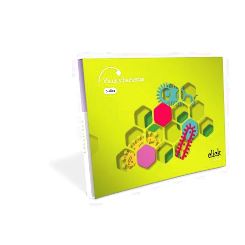 Spanish Edition by Marifé García Martínez (Author), Francisco José Jiménez Molina (Author), Juan Manuel Ramírez Ruiz (Author), Antonio Vicente Lucerga (Author), Inés Burgos Pía (Illustrator), Nacho Gómez (Illustrator), Eva Sans (Illustrator), Mónica Calvo Gil (Cover Art) & 6 more Proyecto Click - 5 años : Virus y bacterias