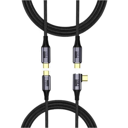 APEXSUN Thunderbolt 4 USB C Cable(4FT,2-Pack), USB C to C Cable Support Thunderbolt 4/3,USB4,100W Charging,8K Display,40Gbps Data Transfer for External SSD, EGPU,Docking,MacBook,iPad Pro, Phone etc