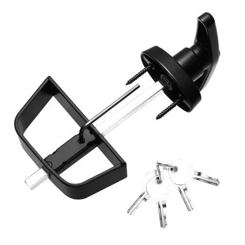 Oacdiel Shed Door Latch, Safe and Durable, Premium Shed Locks with 4 Keys, Widely Use, T-Handle Lock Kit for Storage Barn, Chicken Coops, Camper, Easy to Install, 4½