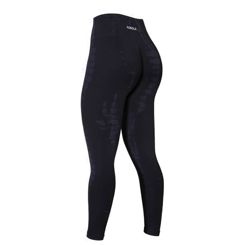 AUROLA Serpent Snake Seamless Scrunch Workout Leggings for Women,Girls Squat Proof Ribbed Thick Active Gym Pants