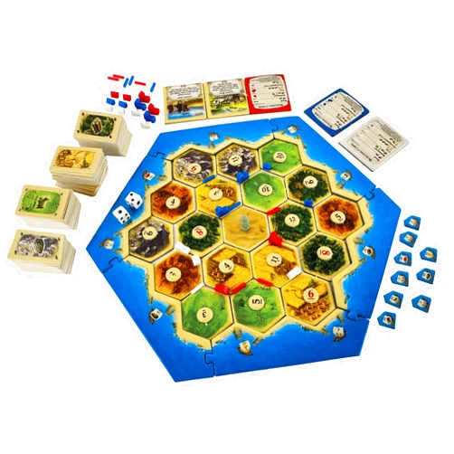 World's Smallest Catan Miniature Board Game | Travel Game | Game for Adults and Family | Adventure Board Game | for Ages 10 and up