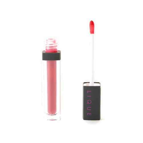 LIQUE Cosmetics Lip Gloss, Non-Sticky, Vegan Formula Infused with Pigment & Ultra-Fine Shimmer, Bombshell, 0.22 Fl Oz.
