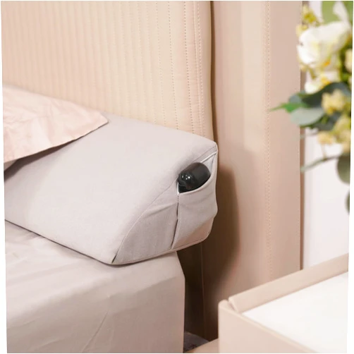 Aurako King Size Bed Wedge Pillow Headboard Pillow Mattress Wedge Bed Gap Filler Triangle Memory Foam Wedges Body Positioners for Sleeping Body Lumbar Backrest Reading Bolster Pillow