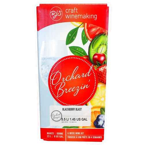BANRIN Orchard Breezin' BlackBerry Blast Merlot Wine Kit by RJS F